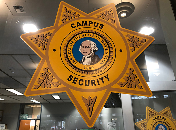 the badge logo of the SCC security office