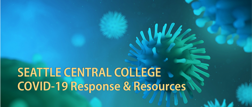 COVID-19 Response and Resources light blue banner