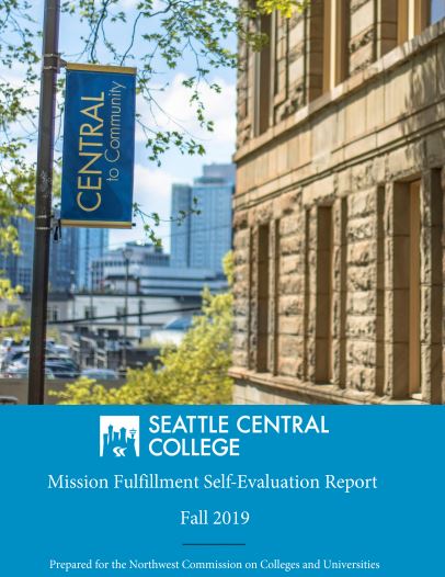 cover of the Seattle Central Mission Fulfillment Self-Evaluation report