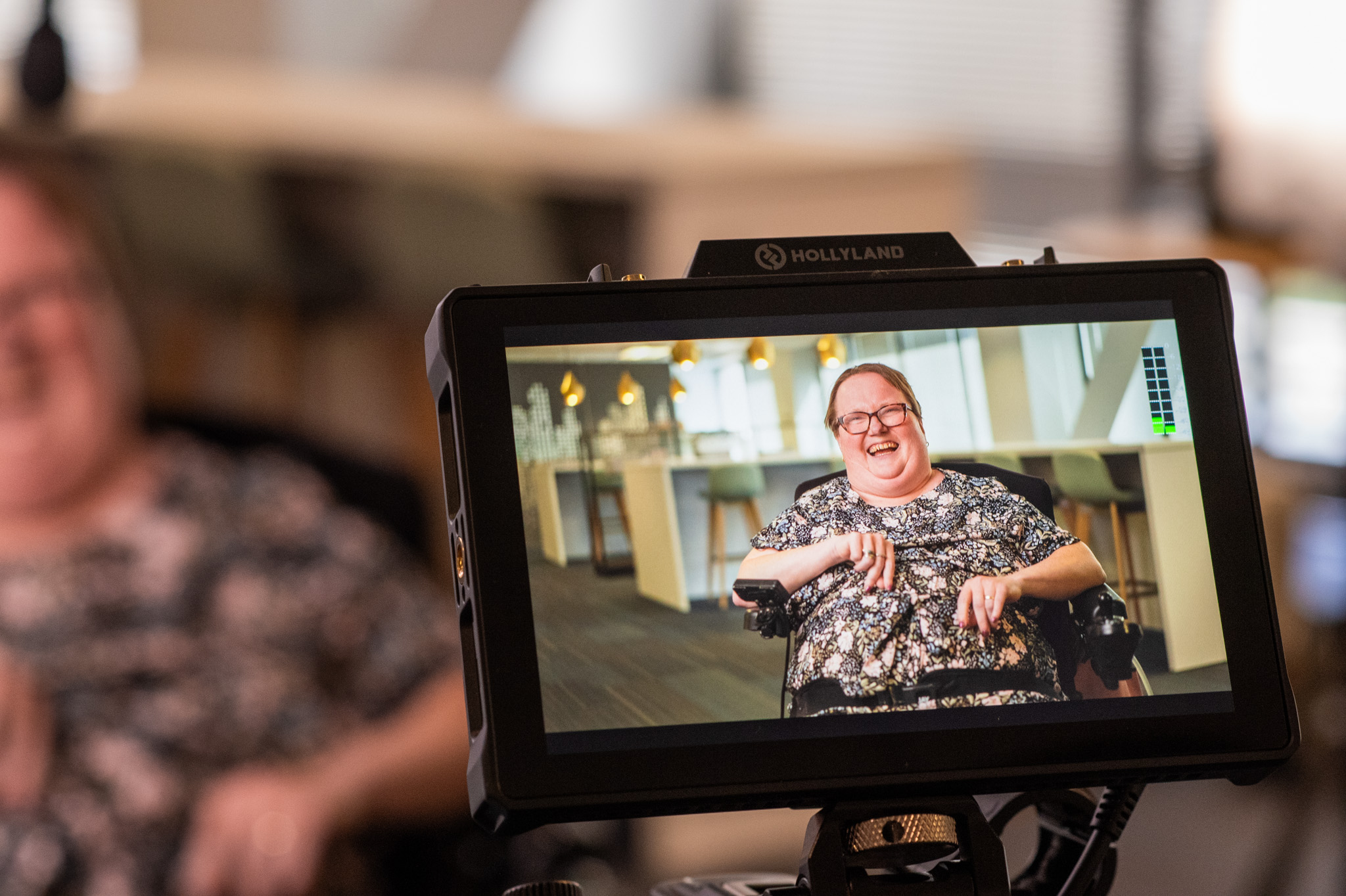 Mainstay client on camera